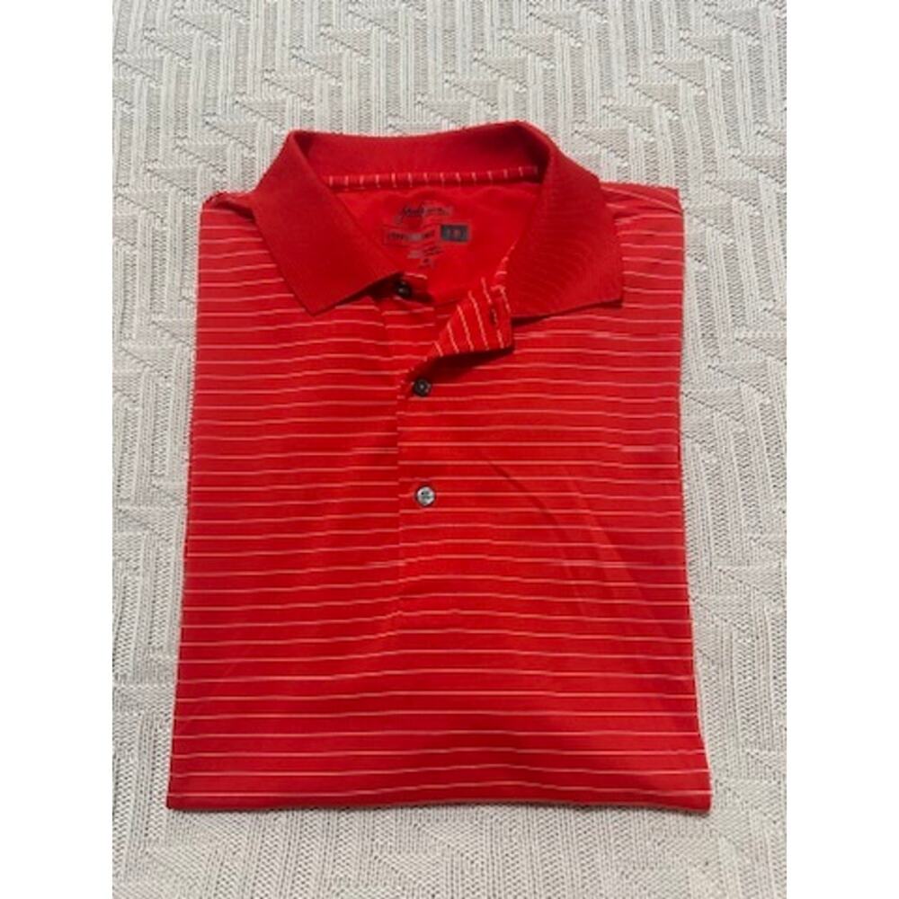 Jack Spicklaus red orange golf polo size M